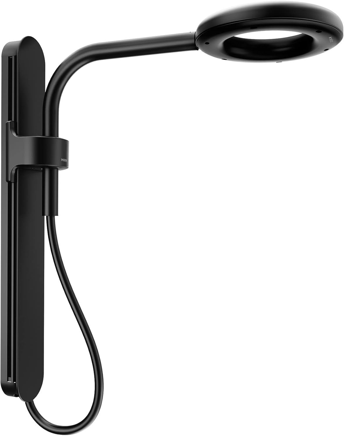 Moen N207C0BL Spa Rainshower Matte Black Handheld Shower Head Slide Bar New
